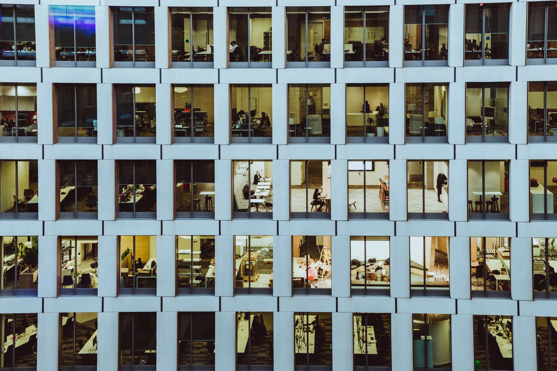 Missouri office building with employees inside