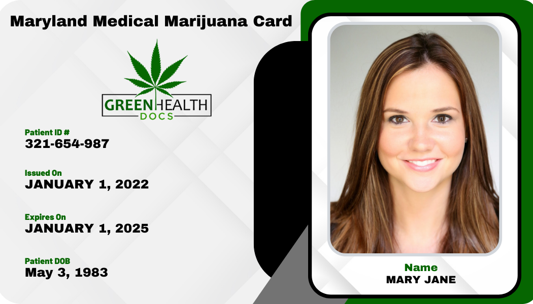 green health docs maryland medical marijuana card